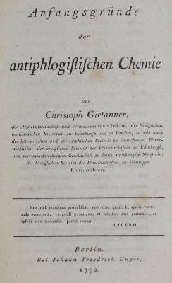 Bild Nr.1: 127-157 Girtanner,C.: (Aus der Sammlung Professor Dr.Dr.Johannes Büttner Teil 1)