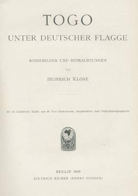 Bild Nr.1: 127-1583 Klose,H.: (Afrika)