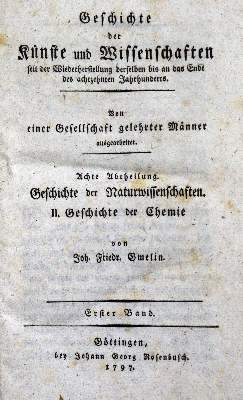 Bild Nr.2: 127-160 Gmelin,J.F.: (Aus der Sammlung Professor Dr.Dr.Johannes Büttner Teil 1)