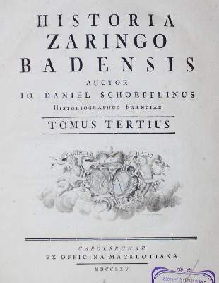 Bild Nr.1: 127-1624 Schoepflin,J.D.: (Deutschland, Baden-Württemberg)