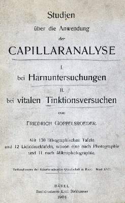 Bild Nr.1: 127-163 Goppelsroeder,F.: (Aus der Sammlung Professor Dr.Dr.Johannes Büttner Teil 1)