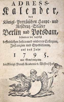 Bild Nr.1: 127-1634 Adreß-Kalender: (Deutschland, Berlin)