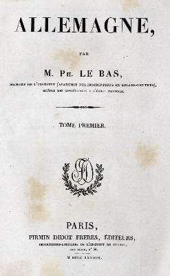 Bild Nr.1: 127-1667 Le Bas,(P.).: (Deutschland)