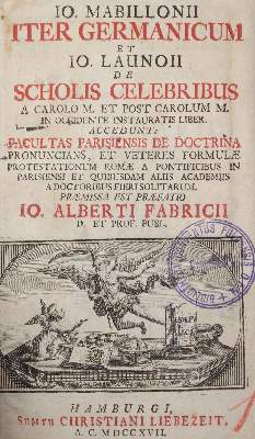 Bild Nr.1: 127-1670 Mabillon,J.: (Deutschland)