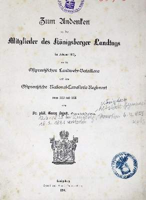 Bild Nr.2: 127-1681 Bujack,G.: (Deutschland, Preussen)
