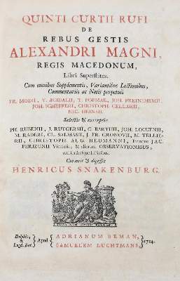 Bild Nr.1: 127-1763 Curtius Rufus,Q.: (Verschiedene Länder - Geschichte)