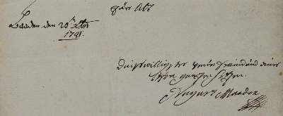 Bild Nr.1: 127-1815 August Georg,: (Autographen)