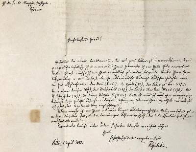 Bild Nr.1: 127-1827 Goedeke, Karl Friedrich Ludwig,: (Autographen)