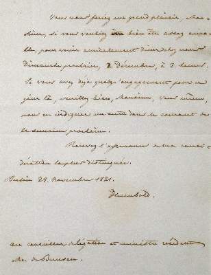 Bild Nr.2: 127-1830 Humboldt, Wilhelm von,: (Autographen)