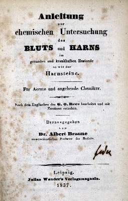 Bild Nr.1: 127-186 Harn.: (Aus der Sammlung Professor Dr.Dr.Johannes Büttner Teil 1)
