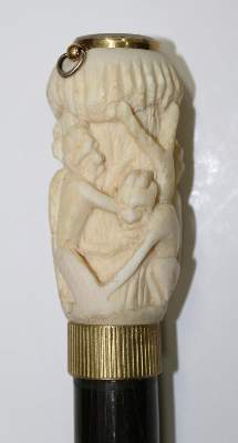 Bild Nr.1: 127-1895 Spazierstock Kompass.: (Varia, Spazierstöcke)