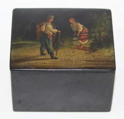 Bild Nr.1: 127-1897 Tabatiere, Lackdose: (Varia)