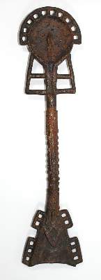 Bild Nr.2: 127-1904 Bronzestab,: (Afrika)