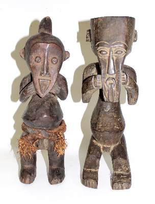Bild Nr.1: 127-1905 Paar Ahnenfig.: (Afrika, Figuren)