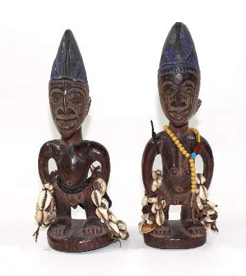 Bild Nr.1: 127-1940 Yoruba Nigeria.: (Afrika, Sammlung Wolfgang Nerlich, Figuren)