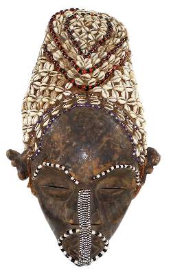 Bild Nr.2: 127-1954 Kuba D.R.Kongo.: (Afrika, Sammlung Wolfgang Nerlich, Masken)