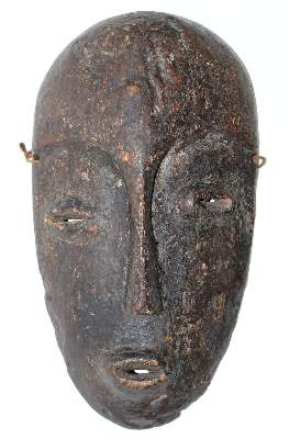 Bild Nr.1: 127-1958 Lega D.R.Kongo.: (Afrika, Sammlung Wolfgang Nerlich, Masken)