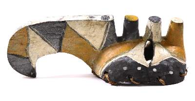 Bild Nr.2: 127-1970 Yamsmaske Nigeria.: (Afrika, Sammlung Wolfgang Nerlich, Masken)
