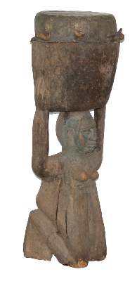 Bild Nr.2: 127-1986 Yoruba Nigeria.: (Afrika, Sammlung Wolfgang Nerlich, Trommeln)