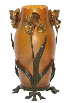 Bild Nr.1: 127-2031 Jugendstilvase wohl Loetz: (Glas)