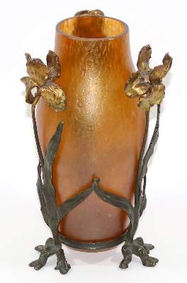 Bild Nr.2: 127-2031 Jugendstilvase wohl Loetz: (Glas)