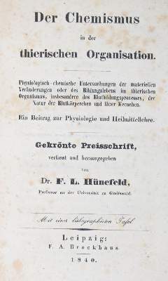 Bild Nr.1: 127-208 Hünefeld,F.L.: (Aus der Sammlung Professor Dr.Dr.Johannes Büttner Teil 1)