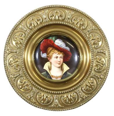 Bild Nr.2: 127-2087 Portraiteller: (Porzellan u. Keramik)