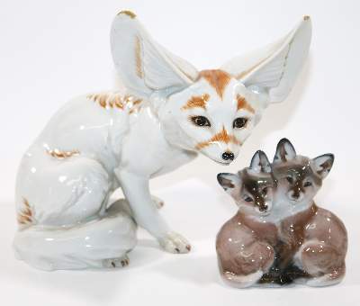 Bild Nr.1: 127-2092 Wüstenfuchs, Wien: (Porzellan u. Keramik)