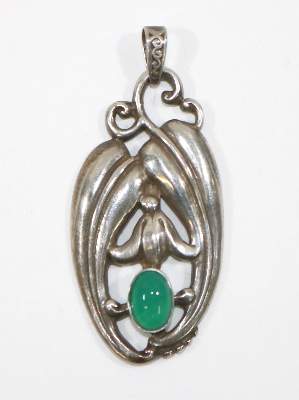 Bild Nr.1: 127-2104 Jugendstil Brosche: (Schmuck, Anhänger)