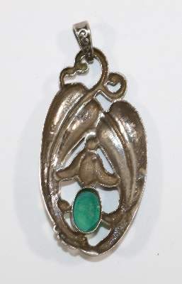 Bild Nr.2: 127-2104 Jugendstil Brosche: (Schmuck, Anhänger)