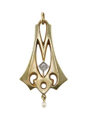 Bild Nr.1: 127-2107 Zerrener 585 GG: (Schmuck, Anhänger)