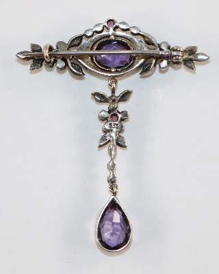Bild Nr.2: 127-2121 Jugendstilbrosche: (Schmuck, Broschen)