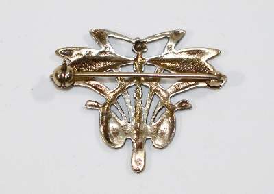 Bild Nr.2: 127-2125 Jugendstilbrosche Libelle.: (Schmuck, Broschen)