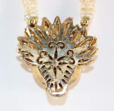 Bild Nr.2: 127-2136 Prunkvolles Perlcollier: (Schmuck, Collier)