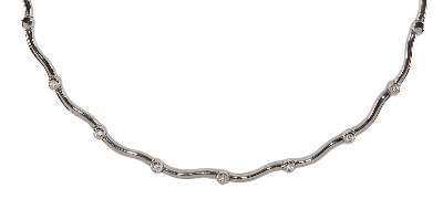 Bild Nr.1: 127-2138 Collier mit 7 Brillanten.: (Schmuck, DRC Pforzheim)