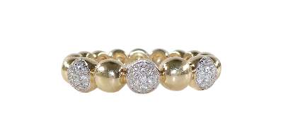 Bild Nr.1: 127-2157 Brillant Kugelring.: (Schmuck, Ring)