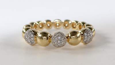 Bild Nr.2: 127-2157 Brillant Kugelring.: (Schmuck, Ring)