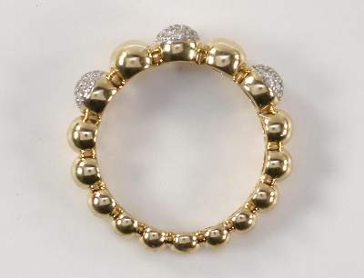 Bild Nr.3: 127-2157 Brillant Kugelring.: (Schmuck, Ring)