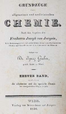 Bild Nr.1: 127-216 Jacquin,J.v.: (Aus der Sammlung Professor Dr.Dr.Johannes Büttner Teil 1)