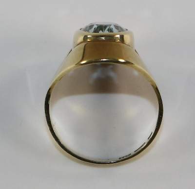 Bild Nr.2: 127-2160 Aquamarinring 585 GG.: (Schmuck, Ringe)