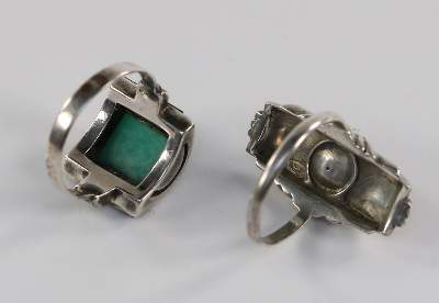 Bild Nr.3: 127-2162 Art Déco Ringe.: (Schmuck, Ringe)