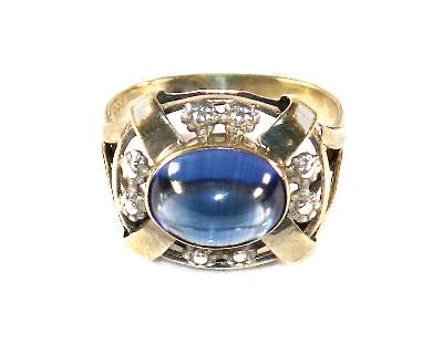 Bild Nr.1: 127-2168 Damenring 585 GG.: (Schmuck, Ringe)