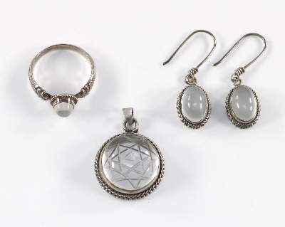 Bild Nr.1: 127-2177 Konvolut Silberschmuck.: (Schmuck, Sammlungen)