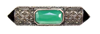 Bild Nr.1: 127-2184 Brosche Art Deko: (Schmuck, Theodor Fahrner)