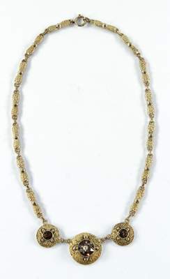 Bild Nr.1: 127-2197 Rauchquarzcollier: (Schmuck, Theodor Fahrner)