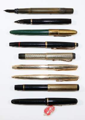 Bild Nr.2: 127-2203 19 vintage Schreibgeräte.: (Schreibgeräte)