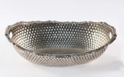 Bild Nr.4: 127-2231 Brotkorb Silber: (Silber)