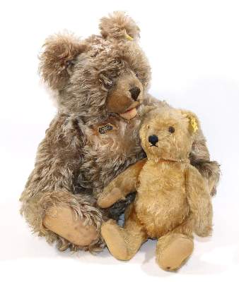 Bild Nr.1: 127-2253 Steiff, 2 Teddybären.: (Spielzeug)