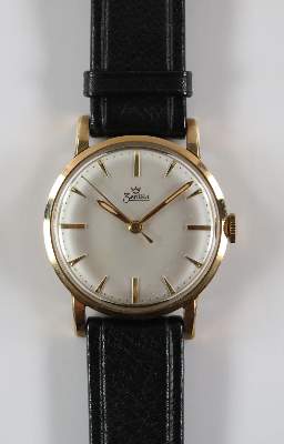 Bild Nr.6: 127-2264 Zwei goldene Herrenarmbanduhren: (Uhren, Armbanduhren)