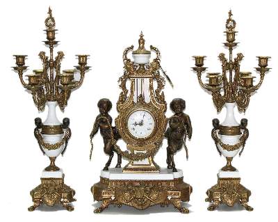 Bild Nr.1: 127-2273 Prunkpendule FHS Hermle.: (Uhren)
